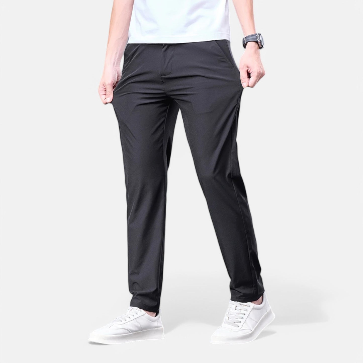 Velclairemode | Pantalon d’Été en Soie Glacée – Fraîcheur Discrète, Élégance