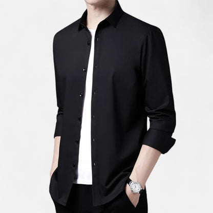 Velclairemode | Chemise Homme Manches Longues – Élégance Classique, Polyvalence Intemporelle