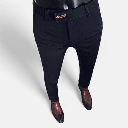Velclairemode | Pantalon de Costume Homme Stretch – Élégance Moderne, Confort Tailorisé