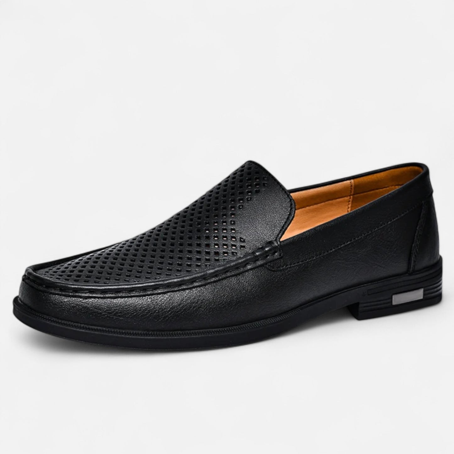 Velclairemode | Chaussures Homme en Cuir Véritable – Mocassins Formels à Enfiler, Élégance de Bureau