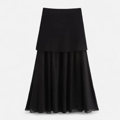 Velclairemode | Ensemble Femme Maille Fine – Débardeur Col V Sans Manches & Jupe Ajustée, Élégance Sculptée