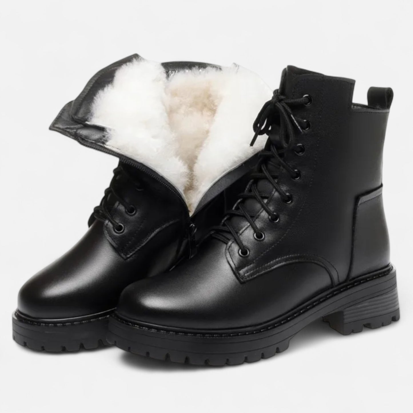 Velclairemode.com | Bottines Femme en Cuir Véritable – Chaleur Discrète, Élégance Naturelle