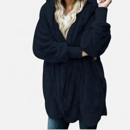 Velclairemode | Veste Cardigan Femme Double Polaire – Douceur Enveloppante & Élégance Cocooning