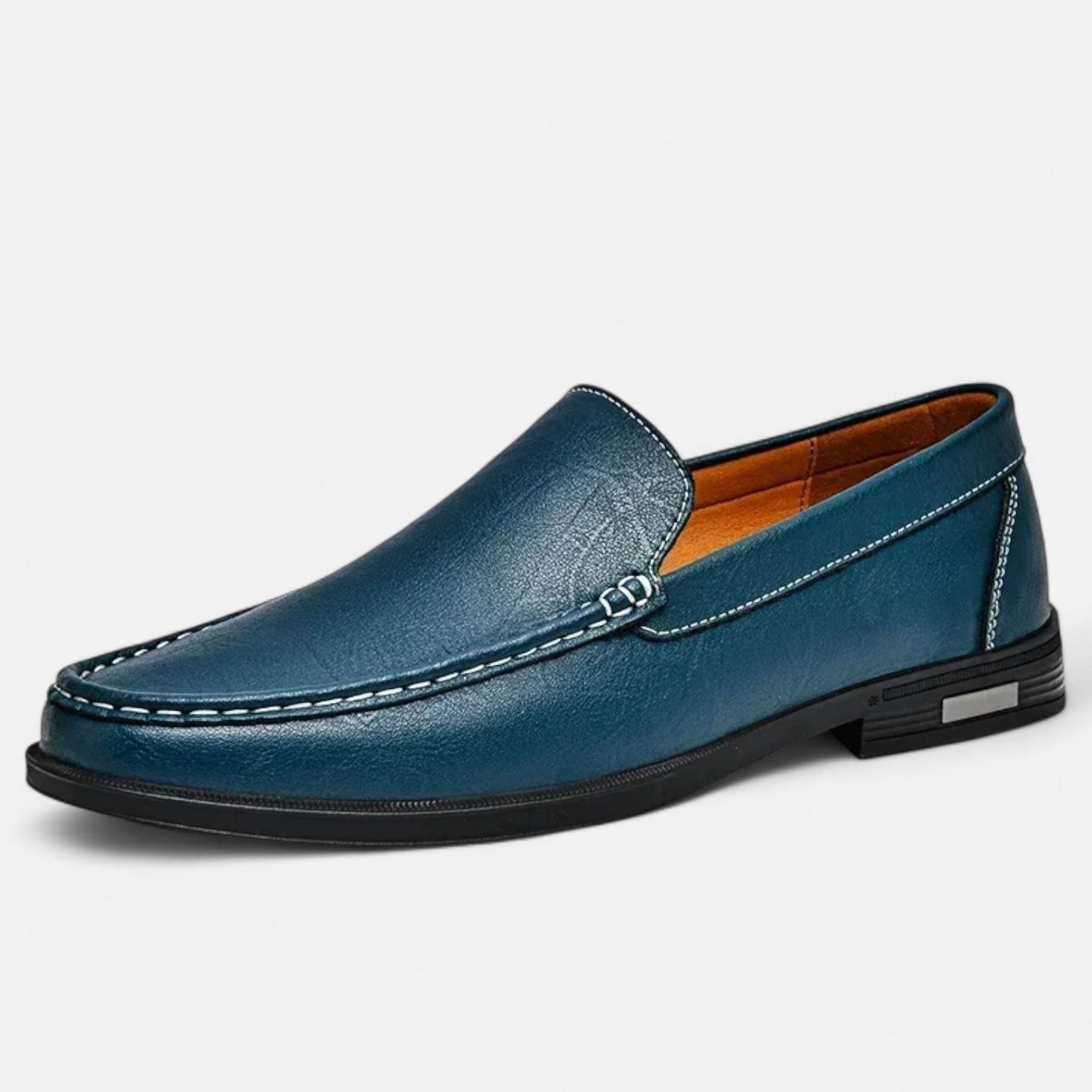 Velclairemode | Chaussures Homme en Cuir Véritable – Mocassins Formels à Enfiler, Élégance de Bureau