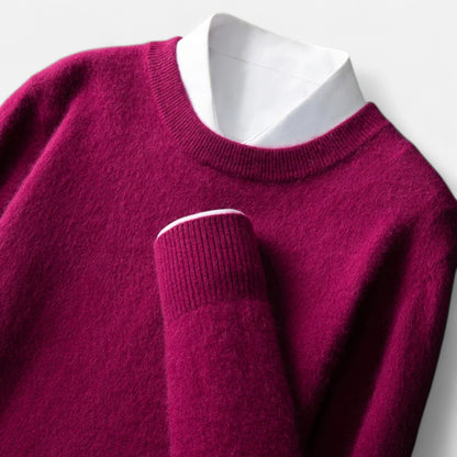 Velclairemode | Pull Col Rond Homme – Simplicité Moderne & Confort Premium