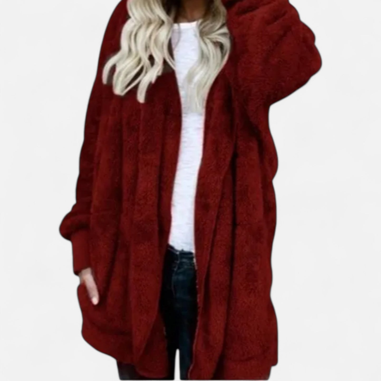 Velclairemode | Veste Cardigan Femme Double Polaire – Douceur Enveloppante & Élégance Cocooning