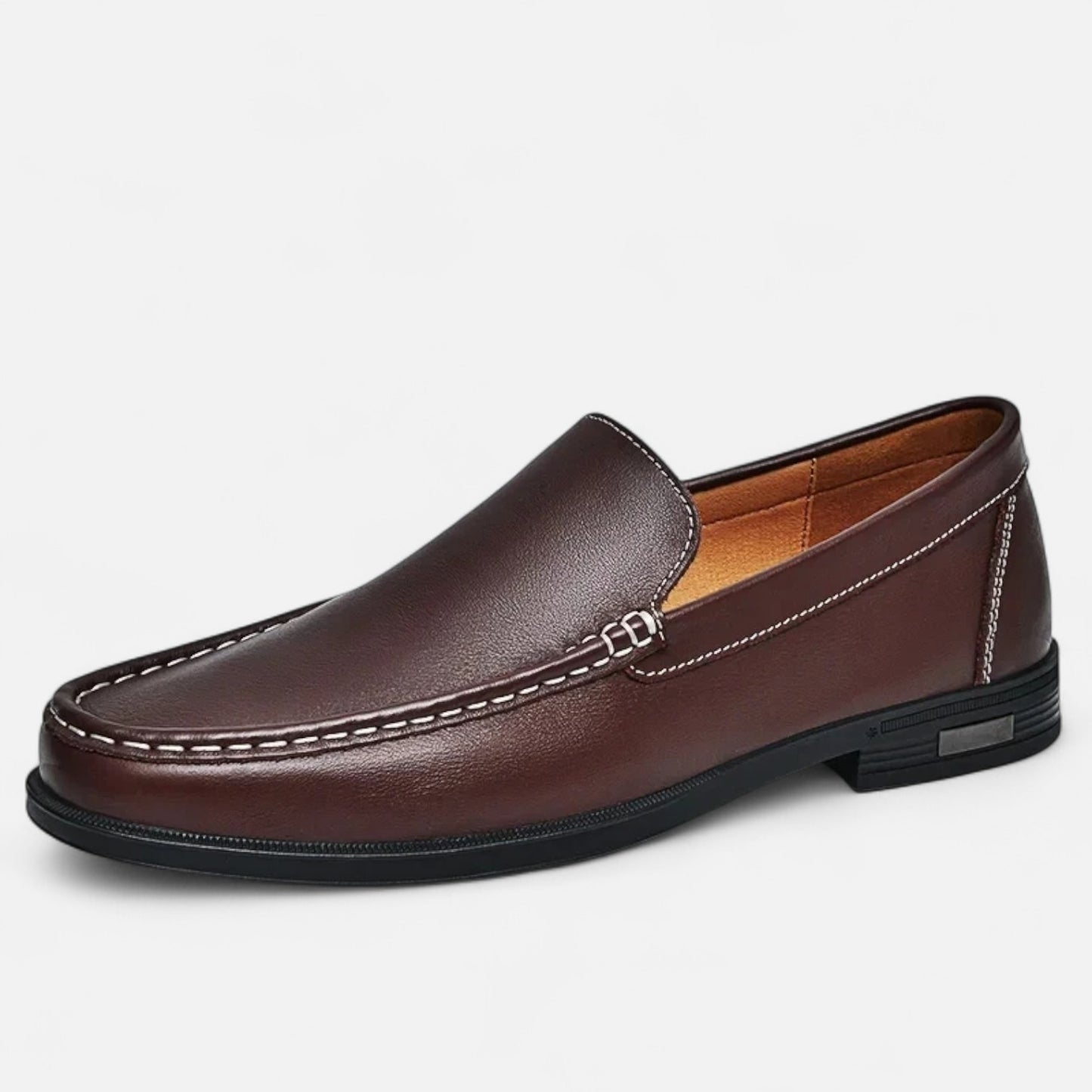 Velclairemode | Chaussures Homme en Cuir Véritable – Mocassins Formels à Enfiler, Élégance de Bureau