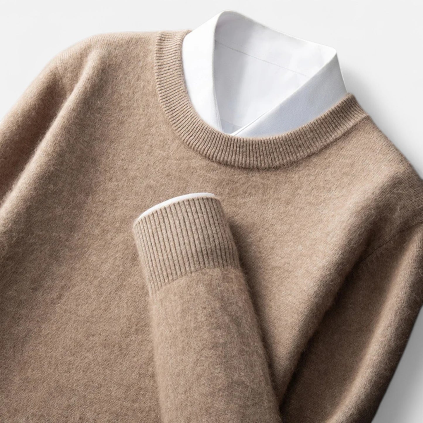 Velclairemode | Pull Col Rond Homme – Simplicité Moderne & Confort Premium