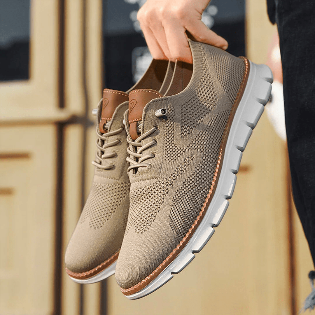 Chaussures Oxford Respirantes en Maille avec Semelle Antidérapante pour Homme