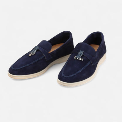 Velclairemode | Mocassins Homme en Suède Premium – Semelle Plate, Élégance Décontractée pour l’Hiver