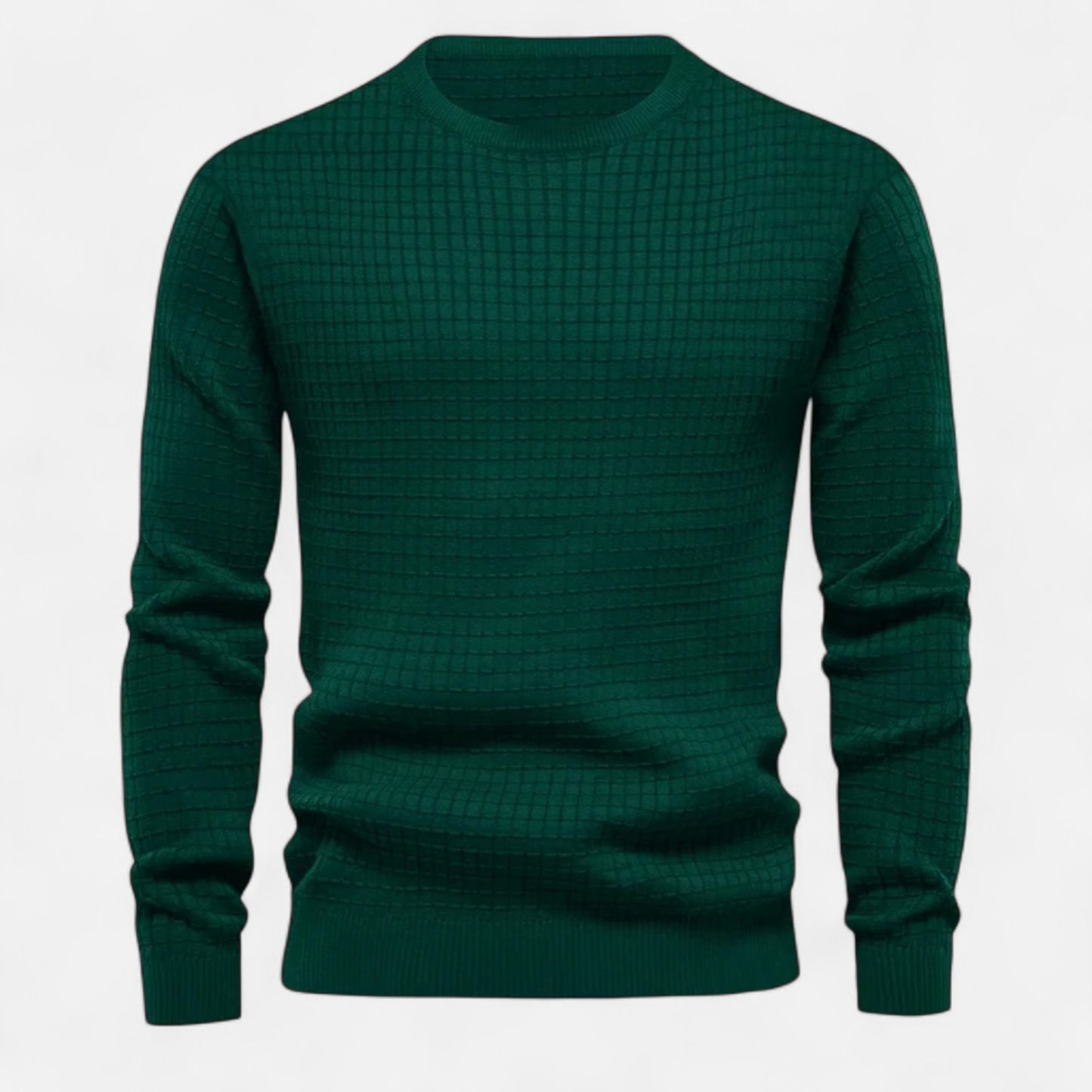 Velclairemode | Sweatshirt Homme Col Rond – Minimalisme Sculpté & Confort Haut de Gamme