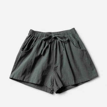 Velclairemode | Short Femme Été Coton & Lin – Légèreté Naturelle, Élégance Décontractée