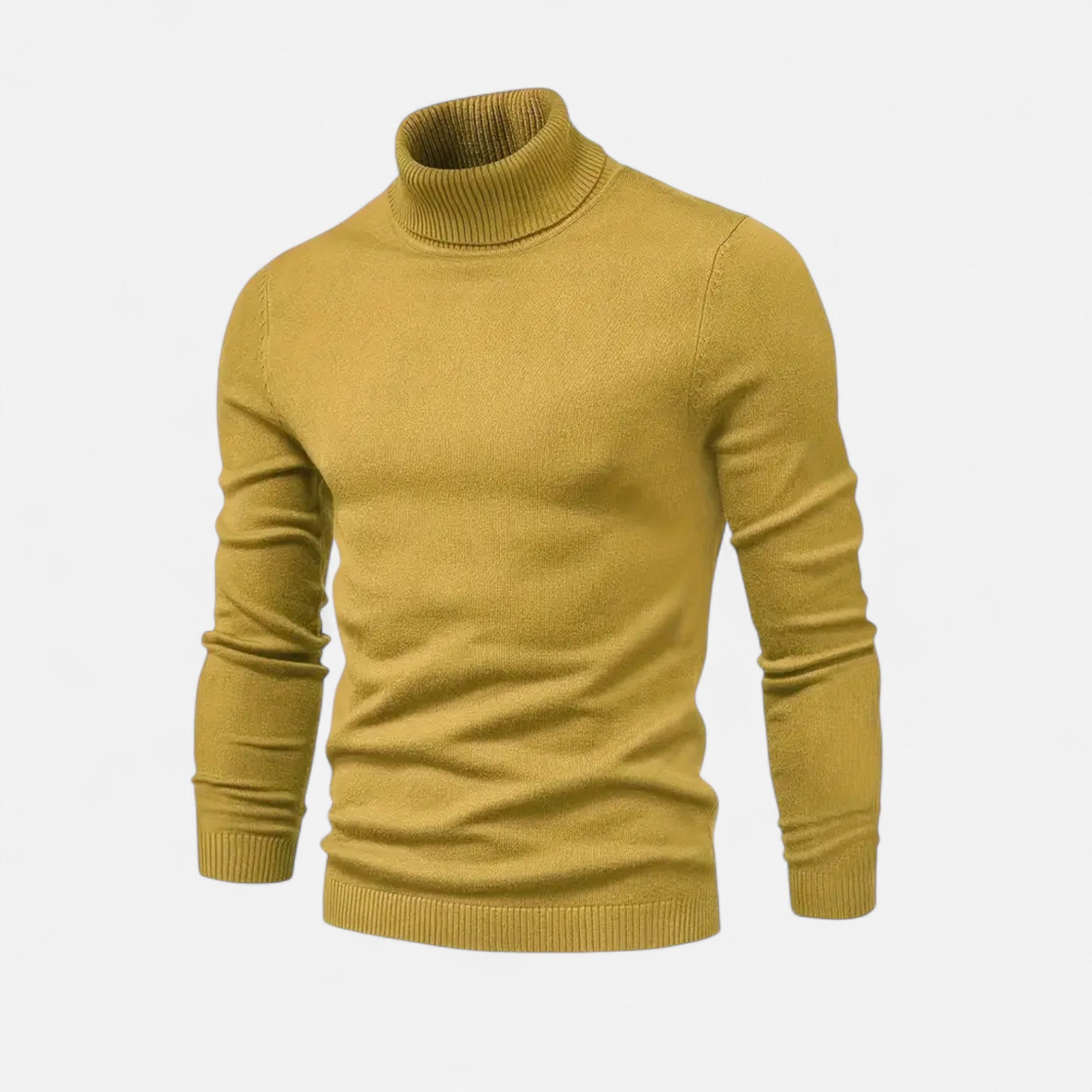 Velclairemode | Men's Thermal Top with Stand-Up Collar for Autumn and Winter