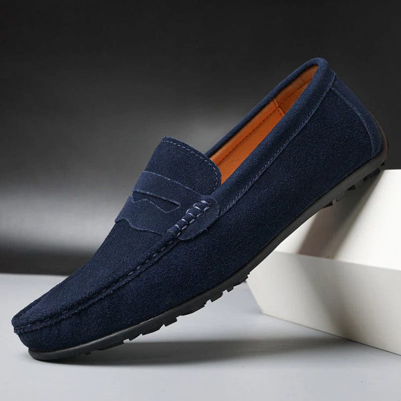 Classic Suede Loafers for Men Casual Office Shoes