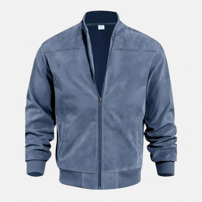 Velclairemode | Veste Homme Velours Zippée Beige Printemps-Automne