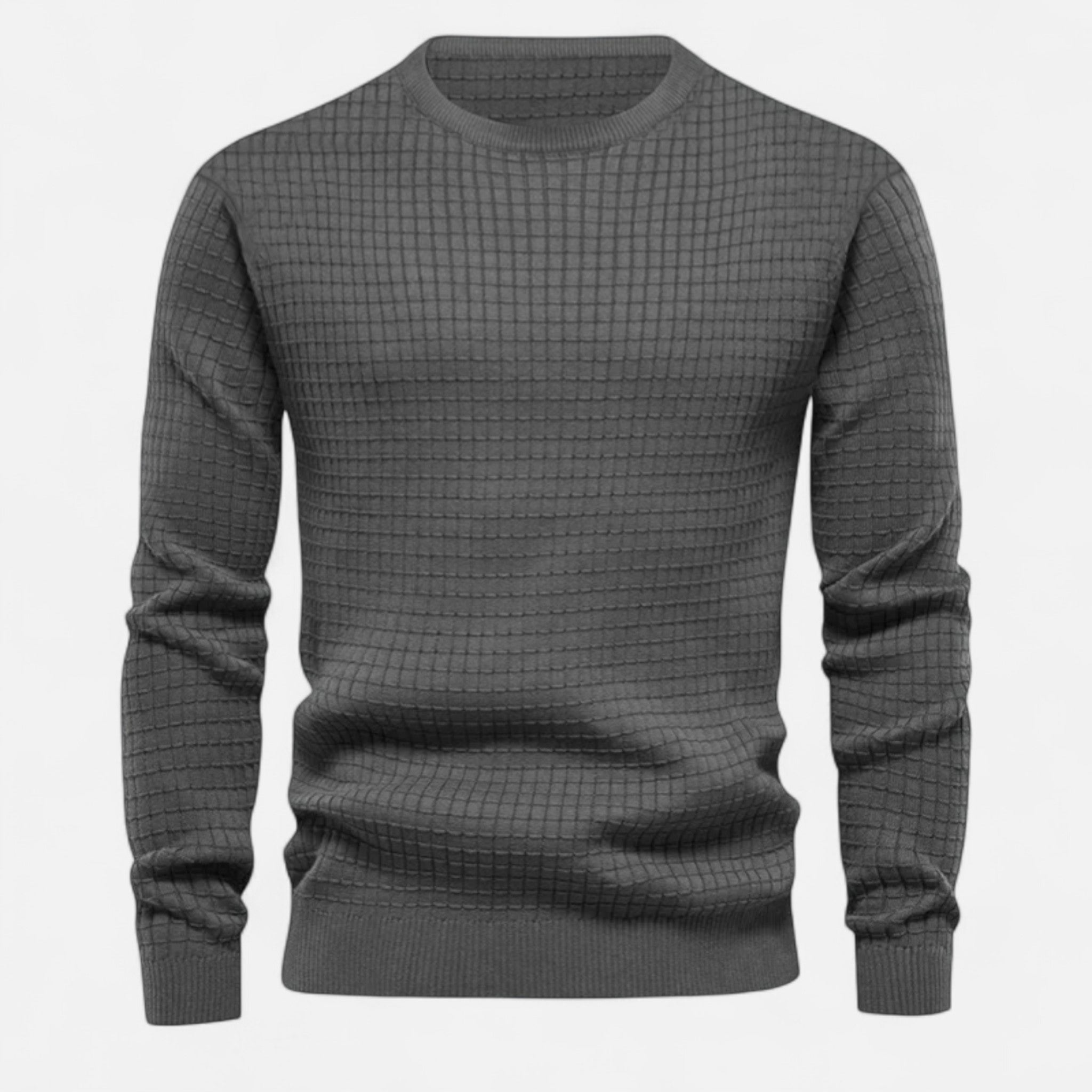 Velclairemode | Sweatshirt Homme Col Rond – Minimalisme Sculpté & Confort Haut de Gamme