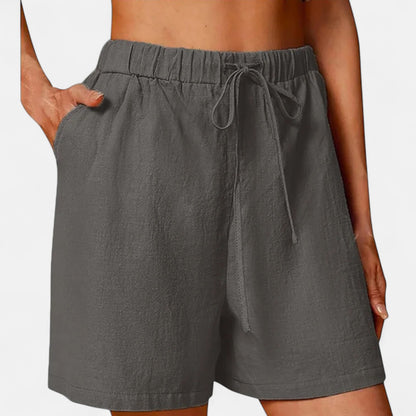 Velclairemode | Short Femme Été en Coton et Lin – Élégance Décontractée, Légèreté Naturelle