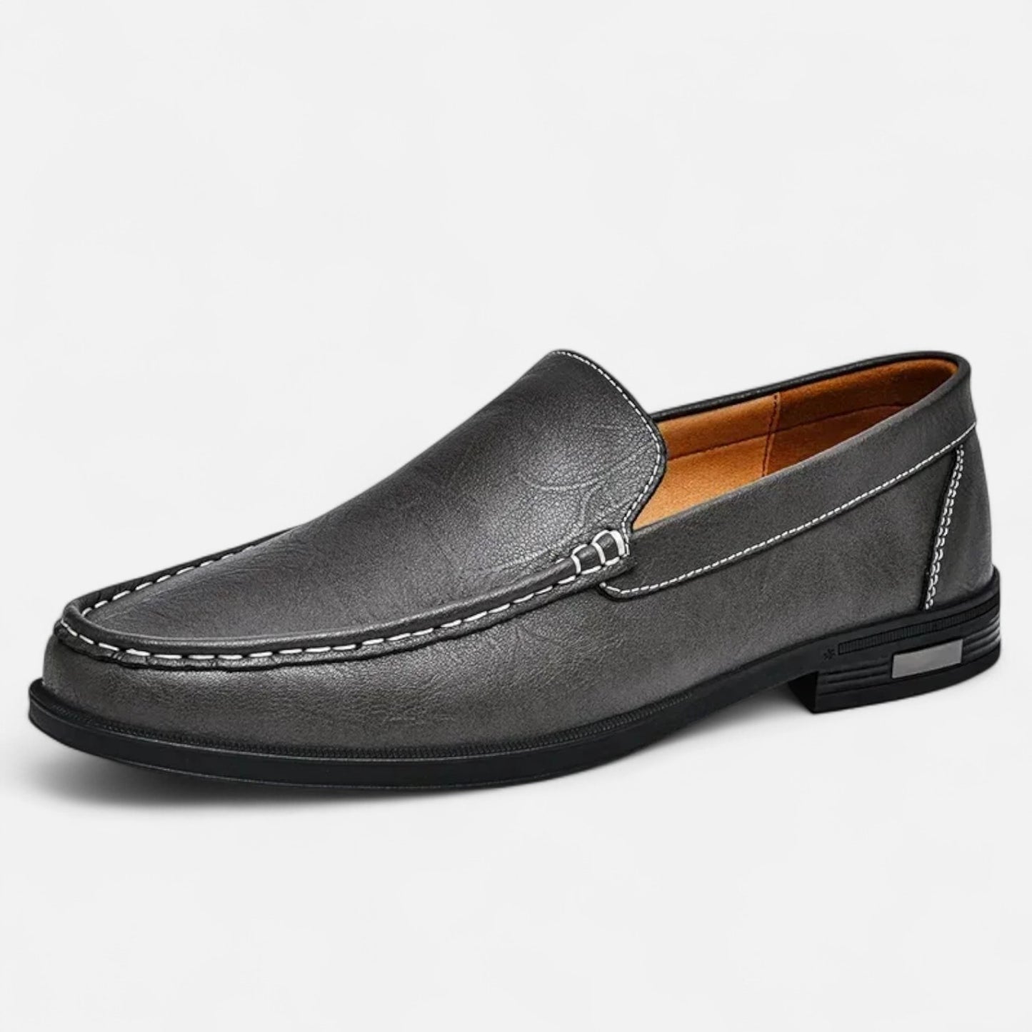 Velclairemode | Chaussures Homme en Cuir Véritable – Mocassins Formels à Enfiler, Élégance de Bureau