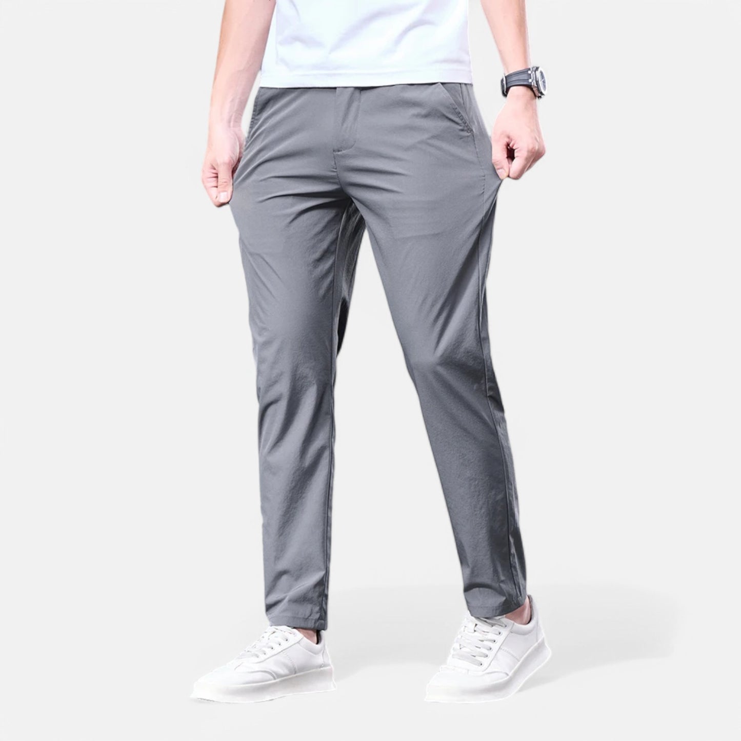 Velclairemode | Pantalon d’Été en Soie Glacée – Fraîcheur Discrète, Élégance