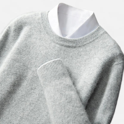 Velclairemode | Pull Col Rond Homme – Simplicité Moderne & Confort Premium