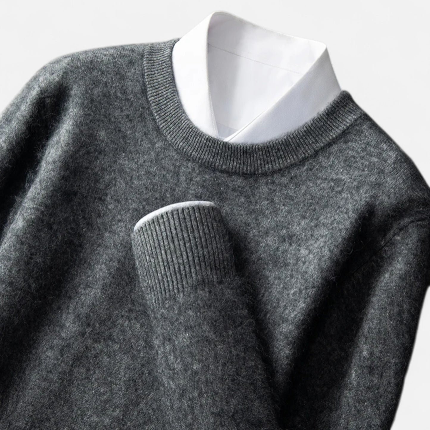 Velclairemode | Pull Col Rond Homme – Simplicité Moderne & Confort Premium