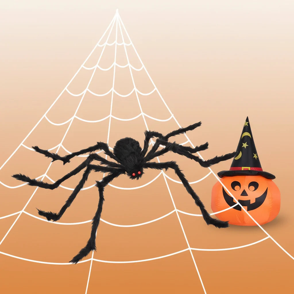 Giant Spider Web Halloween Outdoor Decoration for a Scary Night