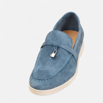 Velclairemode | Mocassins Homme en Suède Premium – Semelle Plate, Élégance Décontractée pour l’Hiver