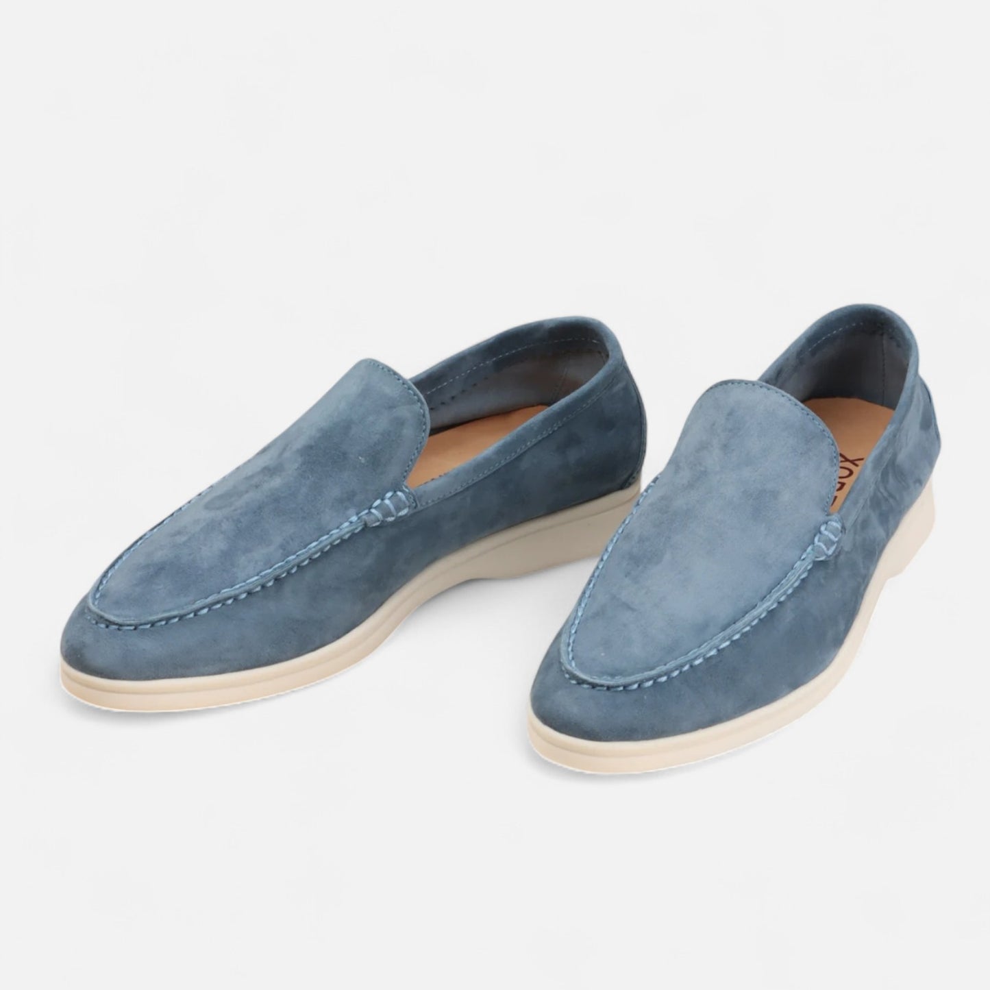 Velclairemode | Mocassins Homme en Suède et Cuir – Chaussures Plates Décontractées à Semelle Souple