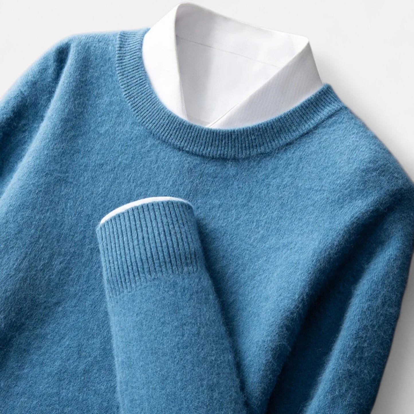 Velclairemode | Pull Col Rond Homme – Simplicité Moderne & Confort Premium