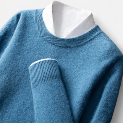 Velclairemode | Pull Col Rond Homme – Simplicité Moderne & Confort Premium