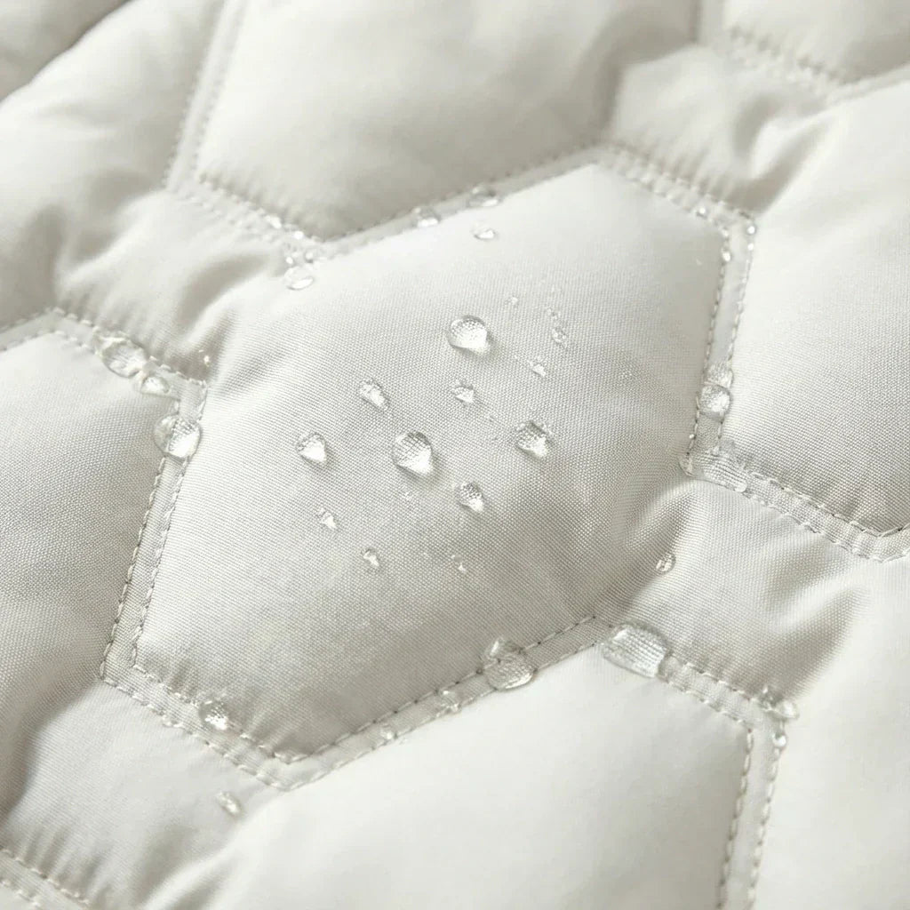 Femme Doudoune Extérieur Imperméable Coupe-Vent Capuche Ajustable Longue Rembourrée