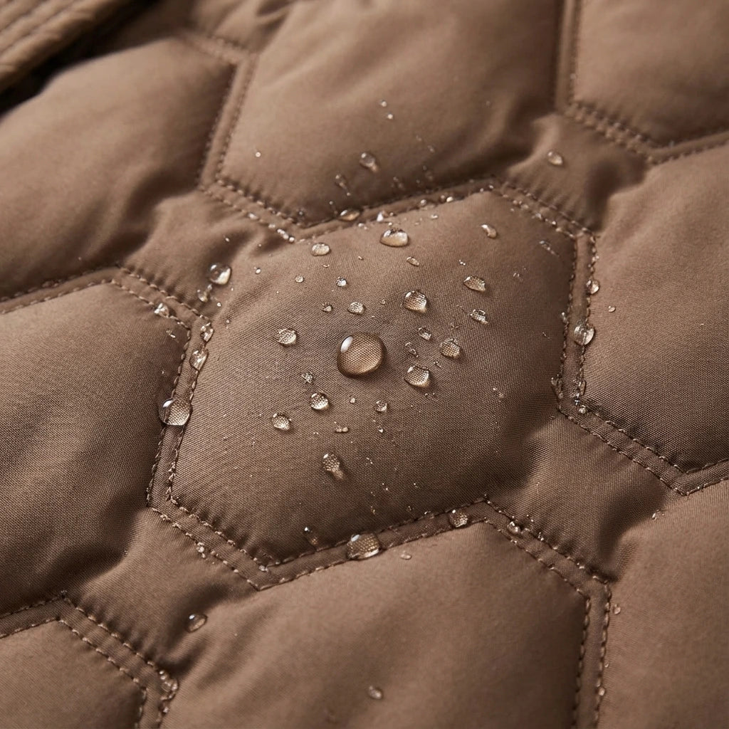 Femme Doudoune Extérieur Imperméable Coupe-Vent Capuche Ajustable Longue Rembourrée
