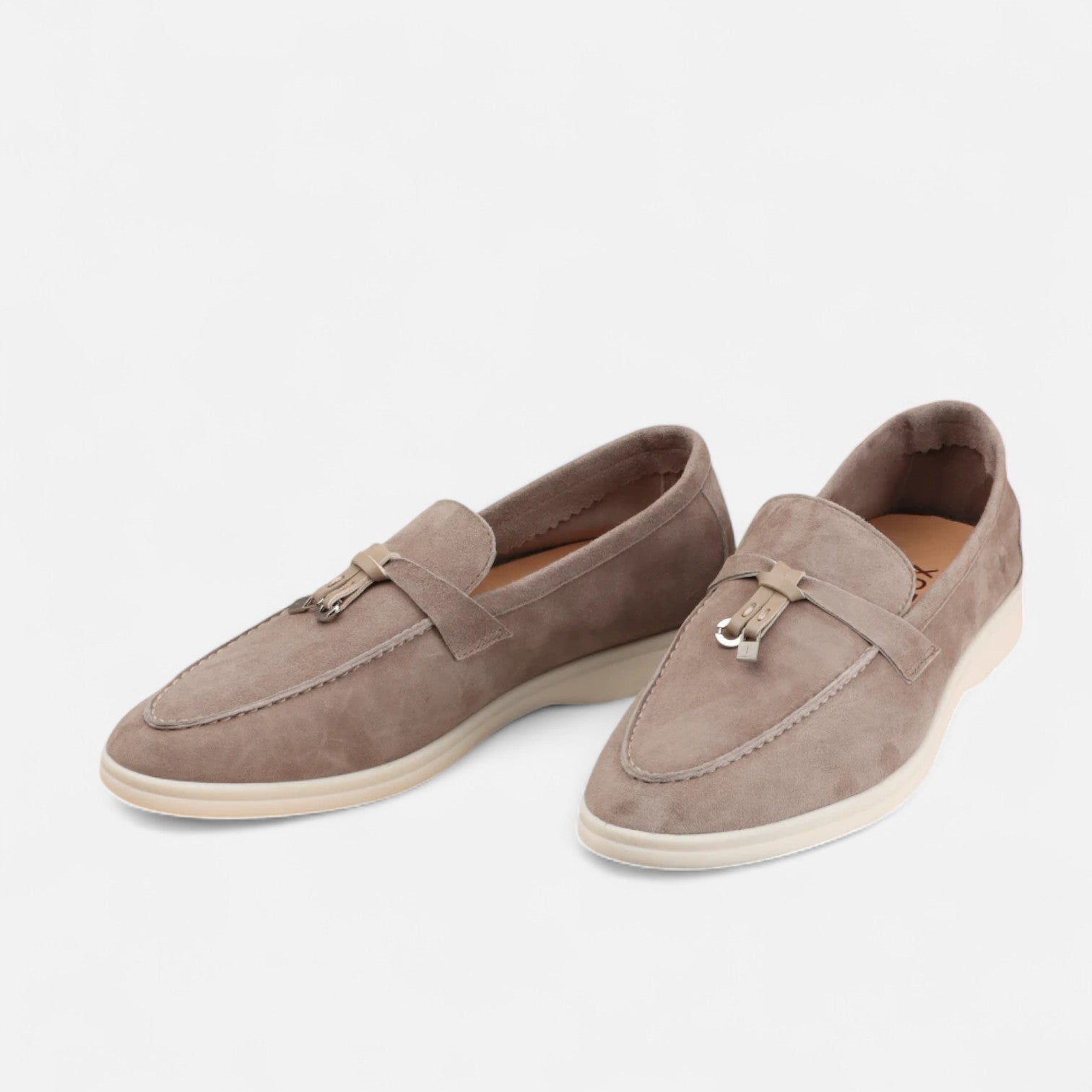 Velclairemode| Men's Premium Suede Loafers - Flat Sole, Casual Elegance for Winter