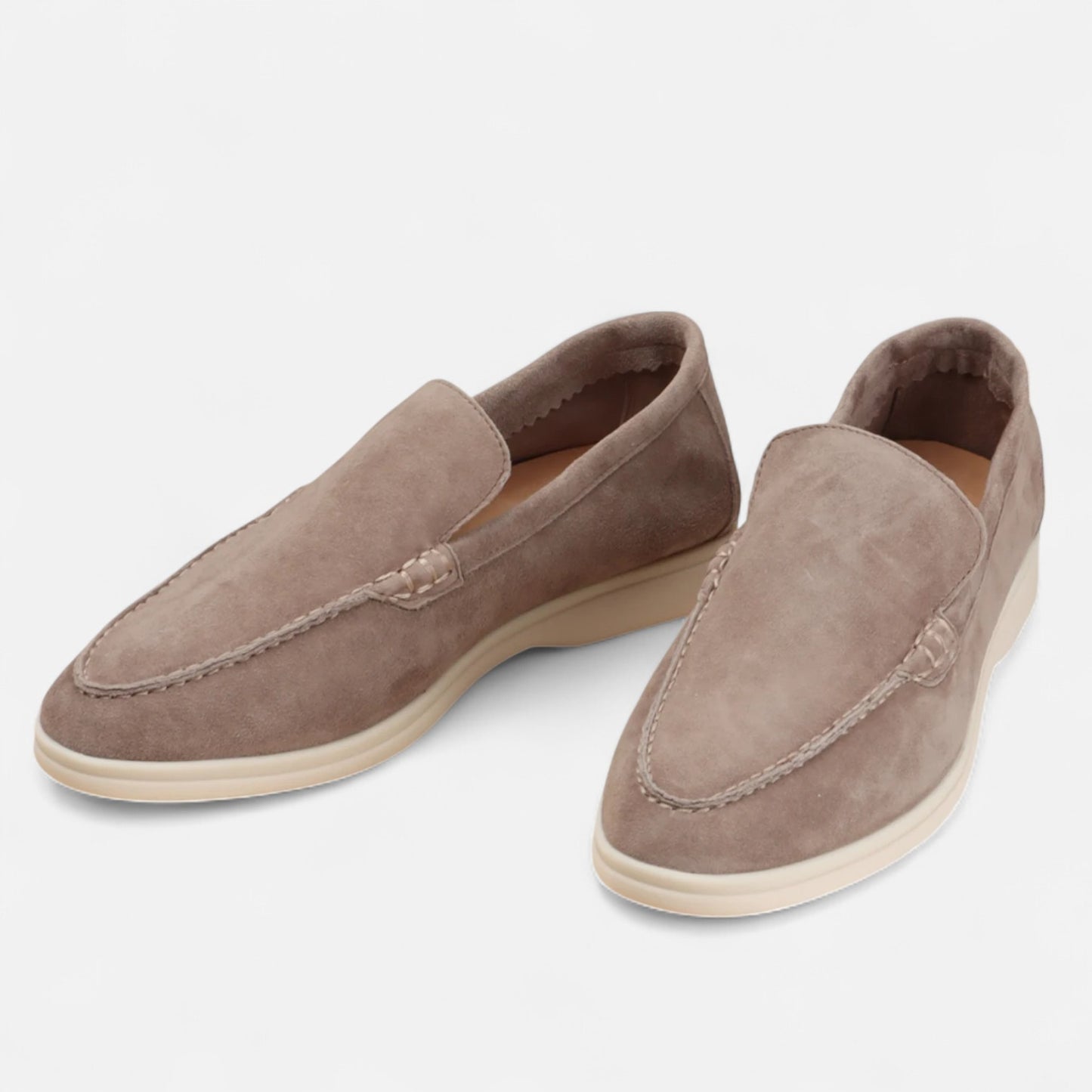 Velclairemode | Mocassins Homme en Suède et Cuir – Chaussures Plates Décontractées à Semelle Souple