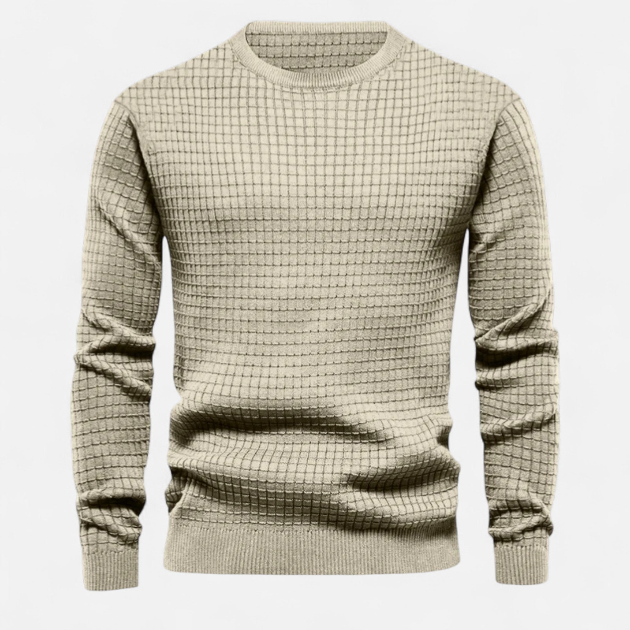 Velclairemode | Sweatshirt Homme Col Rond – Minimalisme Sculpté & Confort Haut de Gamme