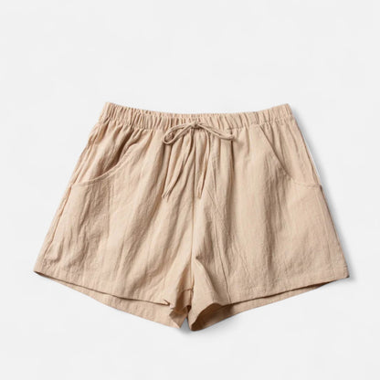 Velclairemode | Short Femme Été Coton & Lin – Légèreté Naturelle, Élégance Décontractée