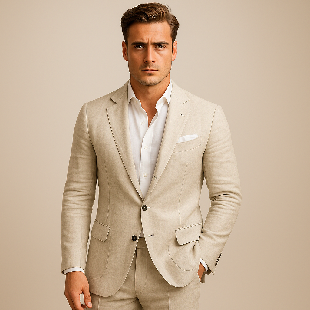 Blazer para hombre — corte ajustado y ligero — boda
