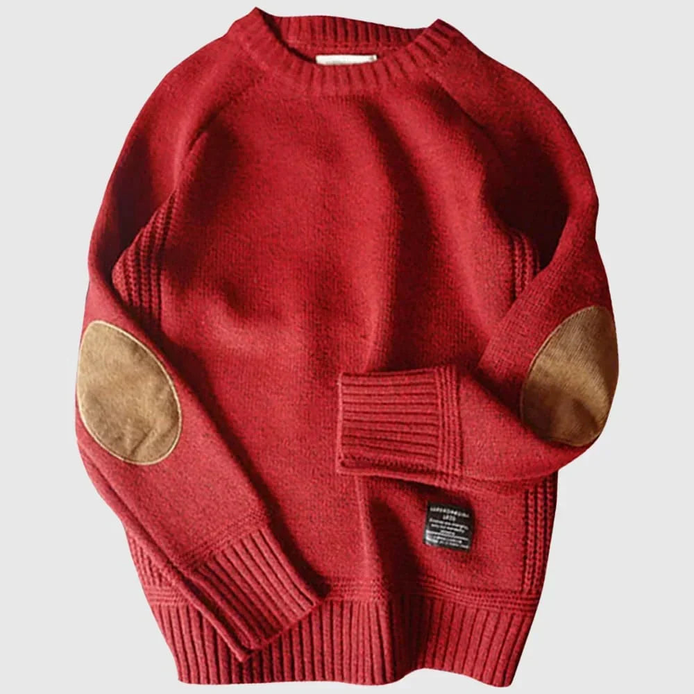 Homme Pull Soirée Laine de Coton Coupe Ajustée Chaleur Légère Style Épuré Durable