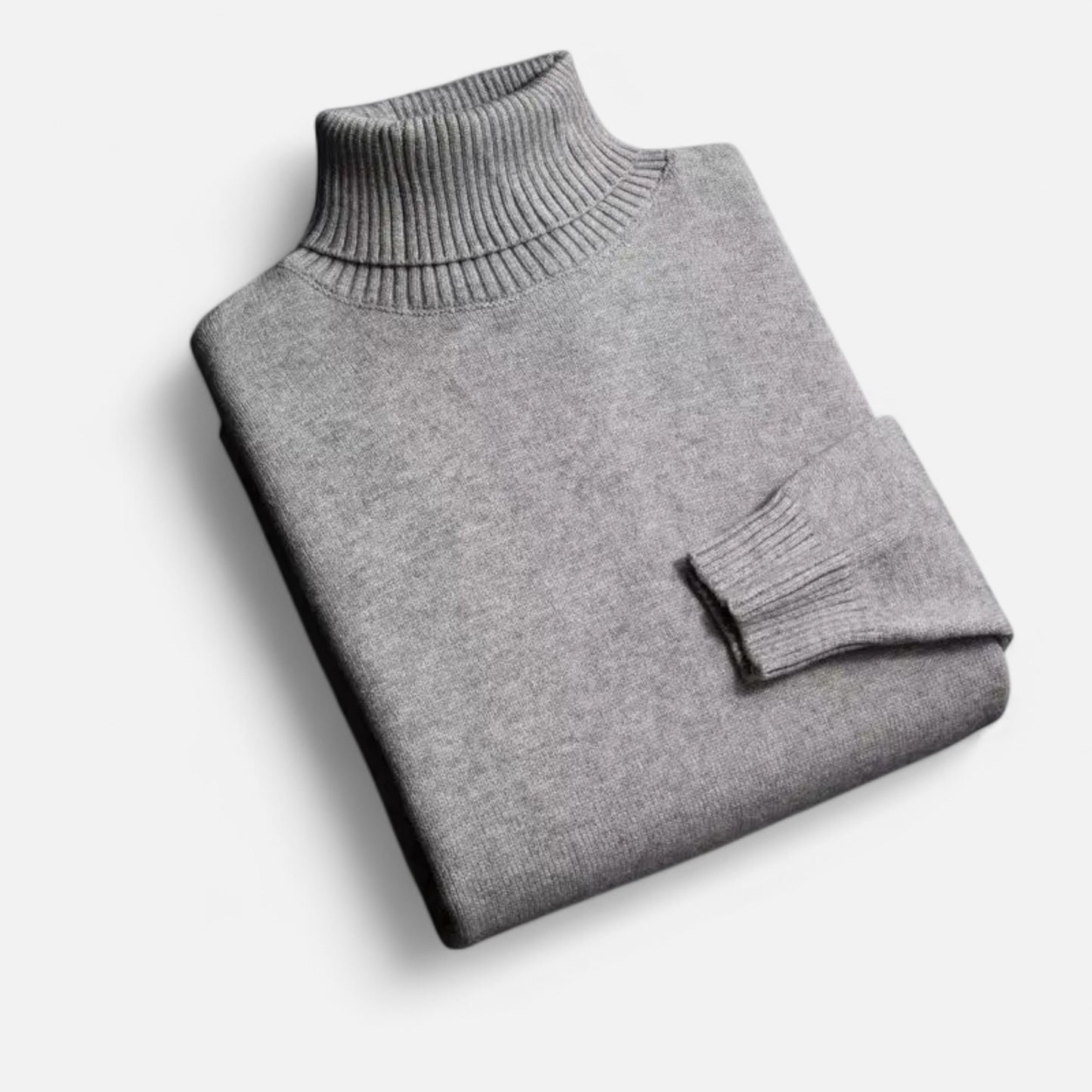 Velclairemode | Pull Col Roulé Homme Maille d’Automne – Raffinement Saisonnière & Chaleur Élégante