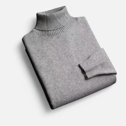 Velclairemode | Pull Col Roulé Homme Maille d’Automne – Raffinement Saisonnière & Chaleur Élégante