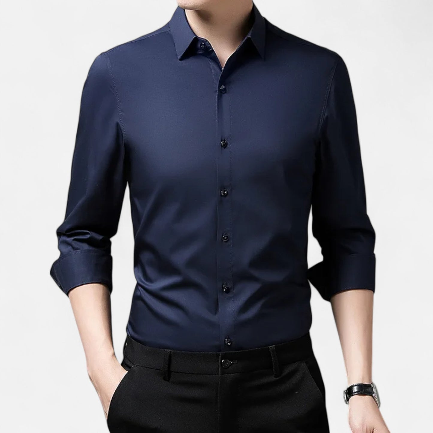 Velclairemode | Chemise Homme Manches Longues – Élégance Classique, Polyvalence Intemporelle