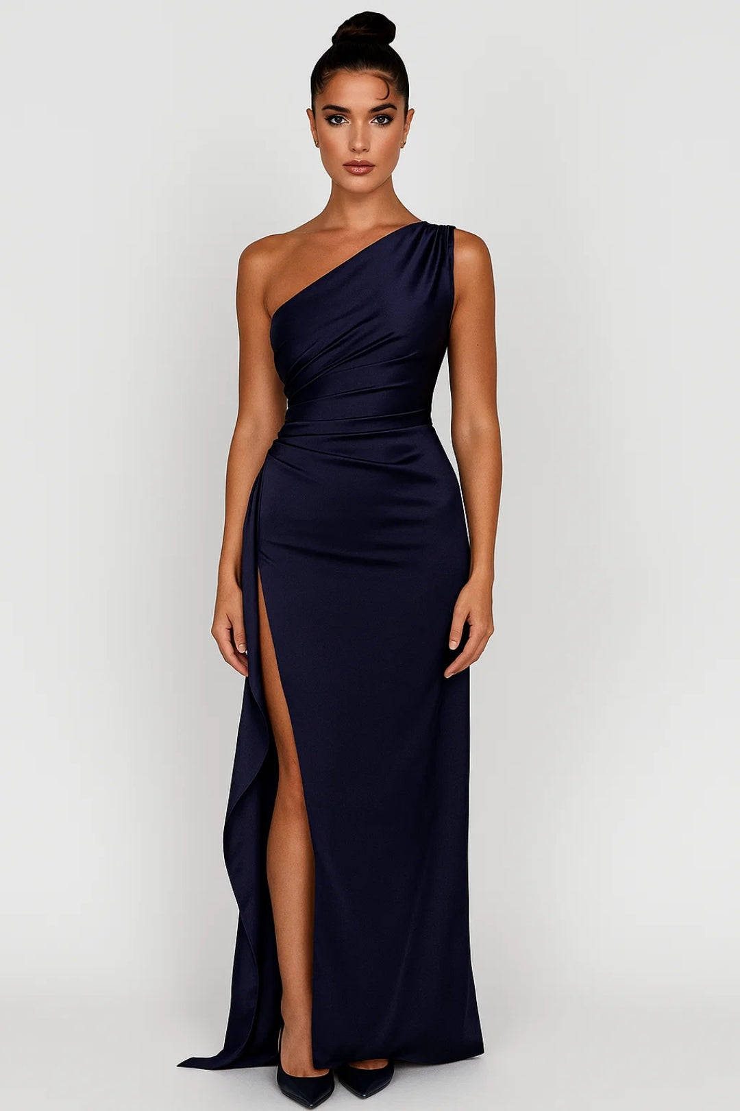 Robe Longue Asymétrique Fente Haute