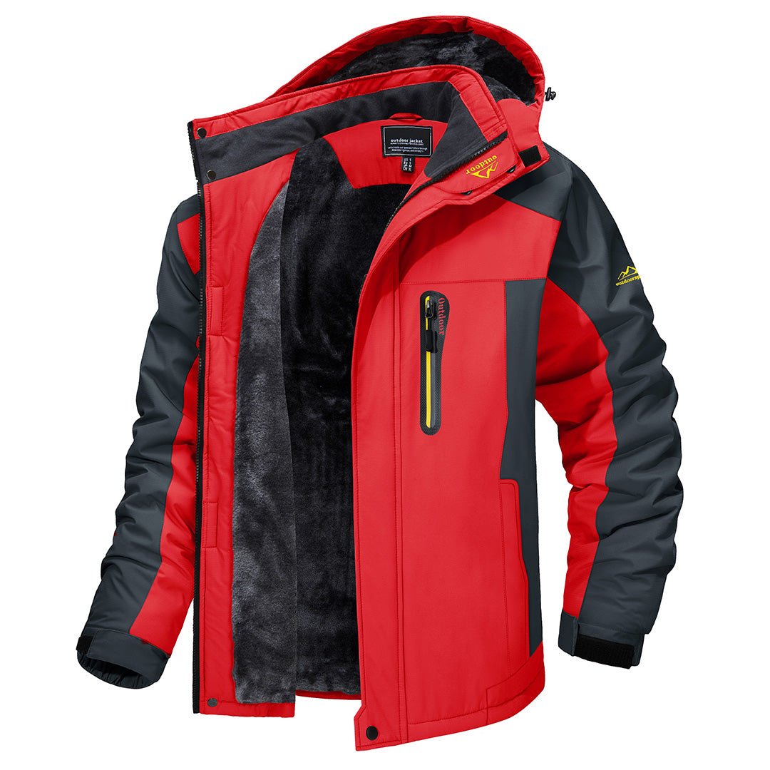 Pánská každodenní outdoorová bunda na zip, odolná proti chladu, pohodlný střih