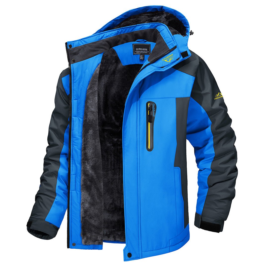 Pánská každodenní outdoorová bunda na zip, odolná proti chladu, pohodlný střih