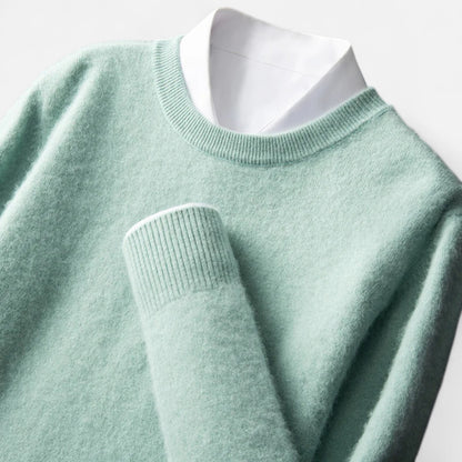 Velclairemode | Pull Col Rond Homme – Simplicité Moderne & Confort Premium