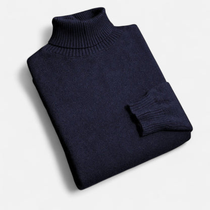 Velclairemode | Pull Col Roulé Homme Maille d’Automne – Raffinement Saisonnière & Chaleur Élégante