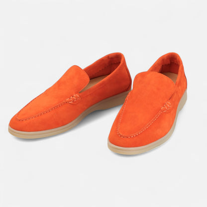Velclairemode | Mocassins Homme en Suède et Cuir – Chaussures Plates Décontractées à Semelle Souple