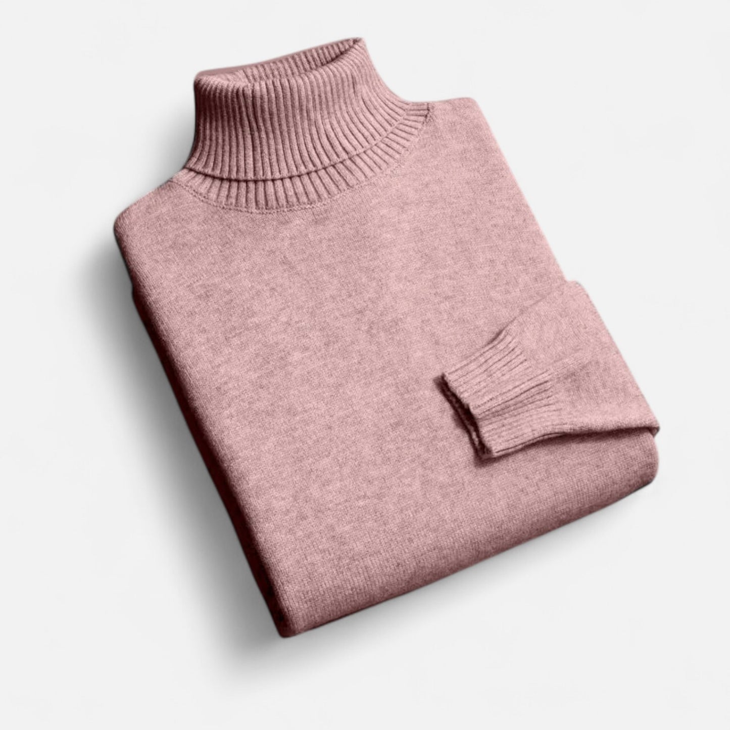 Velclairemode | Pull Col Roulé Homme en Maille Premium – Élégance Structurée, Confort Thermique