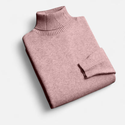 Velclairemode | Pull Col Roulé Homme Maille d’Automne – Raffinement Saisonnière & Chaleur Élégante