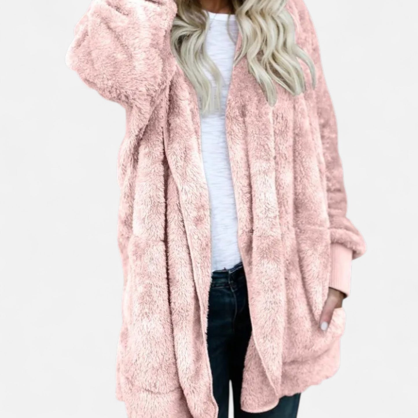 Velclairemode | Veste Cardigan Femme Double Polaire – Douceur Enveloppante & Élégance Cocooning